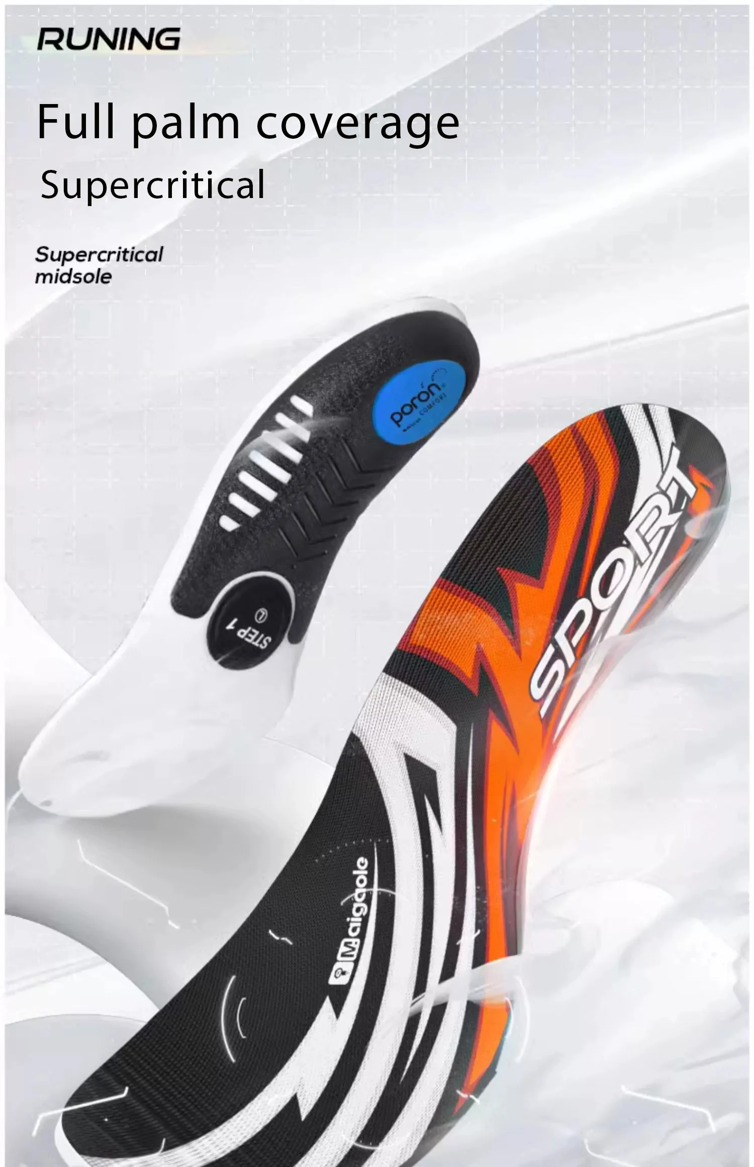 Supercritical TPU Poron Basketball Insoles Wholesale Supercritical TPU Poron Basketball Insoles Wholesale