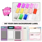 Eyelash Eyelashes Individual Eyelash Extensions Supplies Wholesale Volume False Eyelashes Extension Lash Trays
