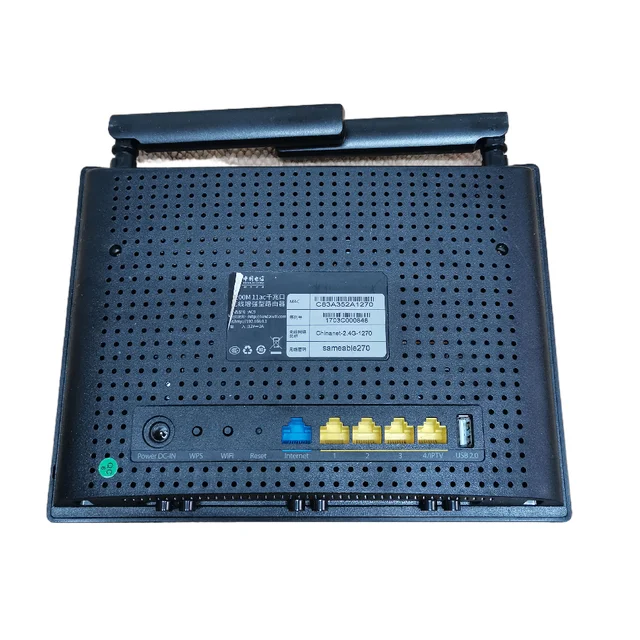 Used Tenda AC9 2.4G&5G AC1200M Wireless Router WiSP  Gigabit Ethernet port English firmware operation interface