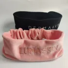 You Can Customize The Logo Velvet Microfiber Facial Women's Spa Headband Face Washing Headband