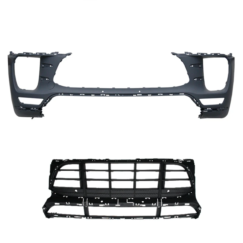 New Model Car Front Bumper Grille Body Parts Front Bumper Kit for porsche Macan 2015 2021 Cars Accessories Front Lip factory