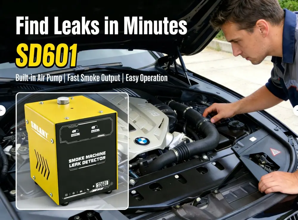 Solary SD601 12V EVap Smoke Machine Leak Tester Diagnostic Portable H5e36394b4d8548b7b8e0662004bcbbd6v