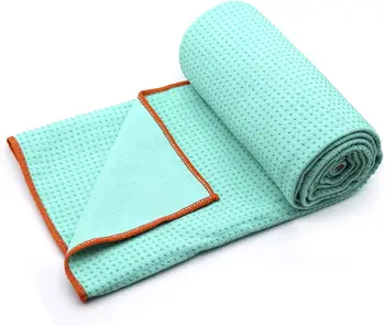 Hot Sale Absorbent Cheap Exercise Cleanable Non Slip Custom Foldable Yoga Mat Towel