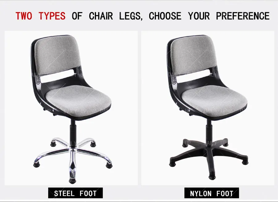 Padded Computer Chairs Height Adjustable Task Chair Swivel Chair Base Parts