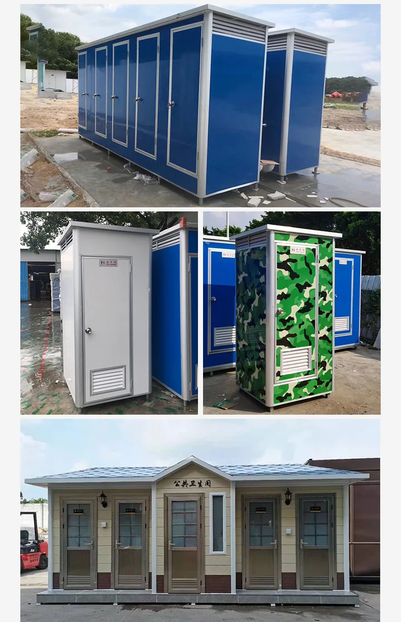 Prefab Portable Mobile Toilet Camp Restroom Shower Bathroom Washroom