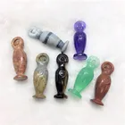 Gemstone Goddess Wholesale Hand Carved Natural Different Gemstone Quartz Crystal Goddess Body Statue