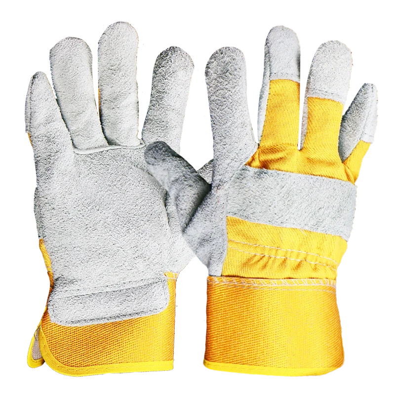 padded leather work gloves