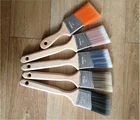Handle Paint Brush Pbt Petbirch Standard Birch Handle Angled Sash Oval Shoulder Round End Synthetic 2in Paint Brush