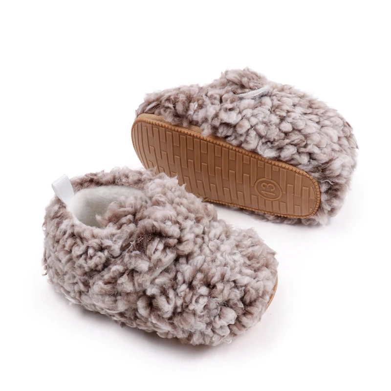 New Autumn and Winter Baby Shoes Thickened Warm Treasure Coral Cotton Walking Shoes manufacture