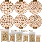 Beads Wood Wood Diy4 / 50mm Round Beads Wholesale Solid Wood Beads Jewelry 100pcs Package