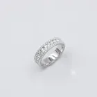 Diamond Ring YuyingGems Fashion Design 925 Solid Silver With Round Moissanite Diamond Mens Hiphop Ring