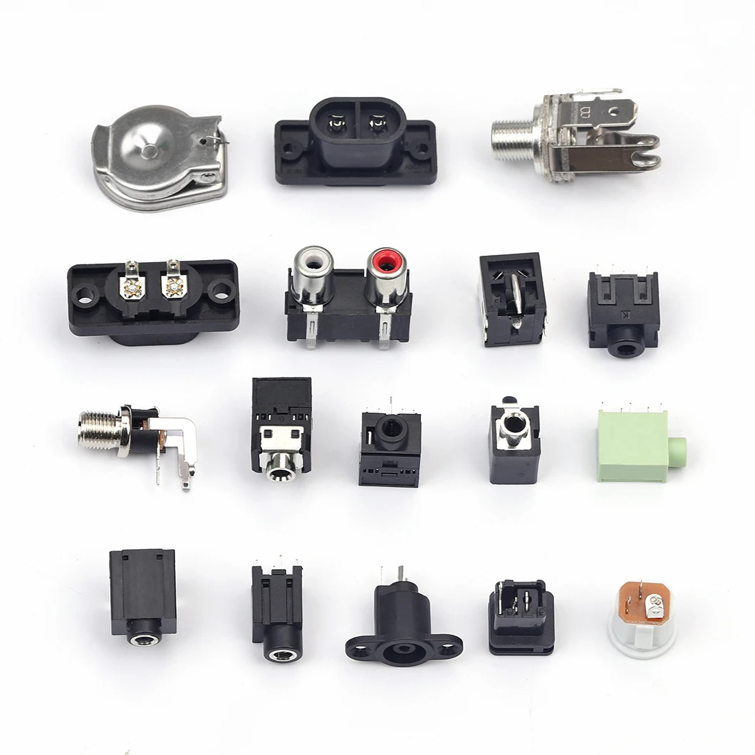 PJ-392A stereo DC Jack 3.5mm 4 Core-Inserting dip 3.5mm jack 1/4 Inch audio socket guitar jack 5