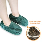 Warm Soft Heat Pack Warm Slippers With Buckwheat Wheat Microwave Warm Boots