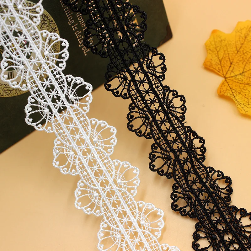 Factory Embroidery Polyester Guipure Lace Trim For Garment Accessories