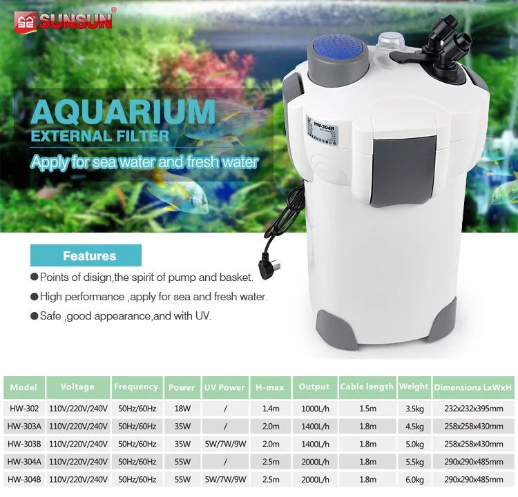 External Canister Filter Power Aquarium Accessories Wholesale Only 0