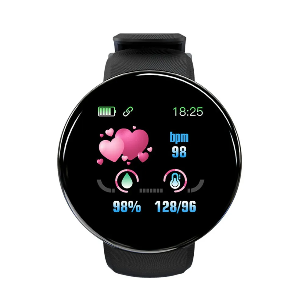 Smartwatch D18 Trendy Functional Smart Bracelet For Health Ip65 Waterproof  Fitness Tracker Smart Watch - Buy Fitness Tracker Smart Watch,Trendy Smart  Watch,Watch Waterproof Smart Product on Alibaba.com