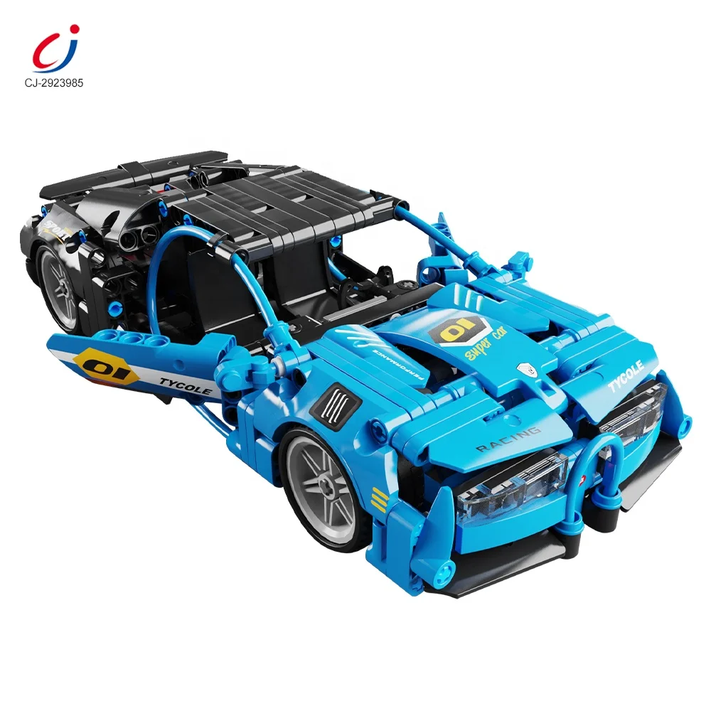 Chengji pullback 403+PCS sport car toy block technical assembling sports car blocs de construction block building car for kids