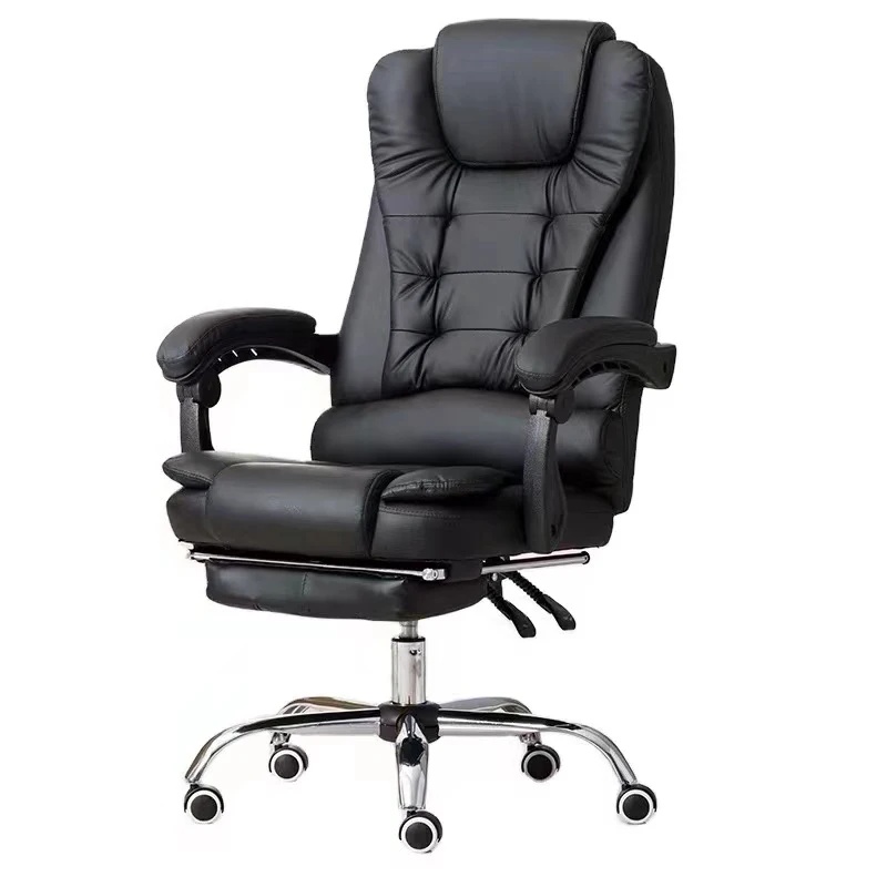 Cheap High Back Armrest Luxury Swivel Boss Black Pu Leather Computer