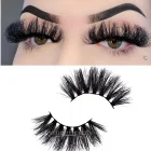 Eyelashes 25mm Mink Lashes 3D Mink Eyelashes 25mm Natural Mink Lashes 3d Mink Eyelashes Vendor