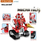Educational Toys Amazon Hot 389pcs Educational STEM Projects DIY Building Blocks Robot RC Toys For Kids