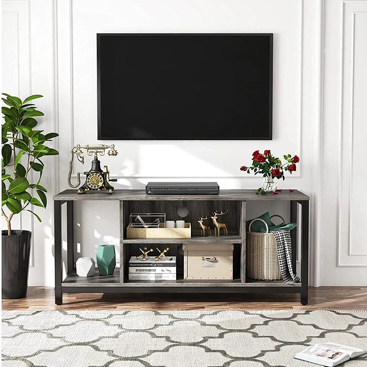 Living Room Simple Design Nordic Modern Console Wooden Tv Unit Cabinet