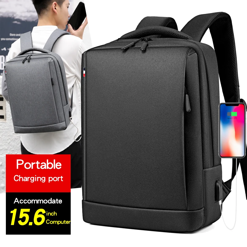 Anti-Theft Solar Backpack,15.6 Casual Business Travel Rucksack 