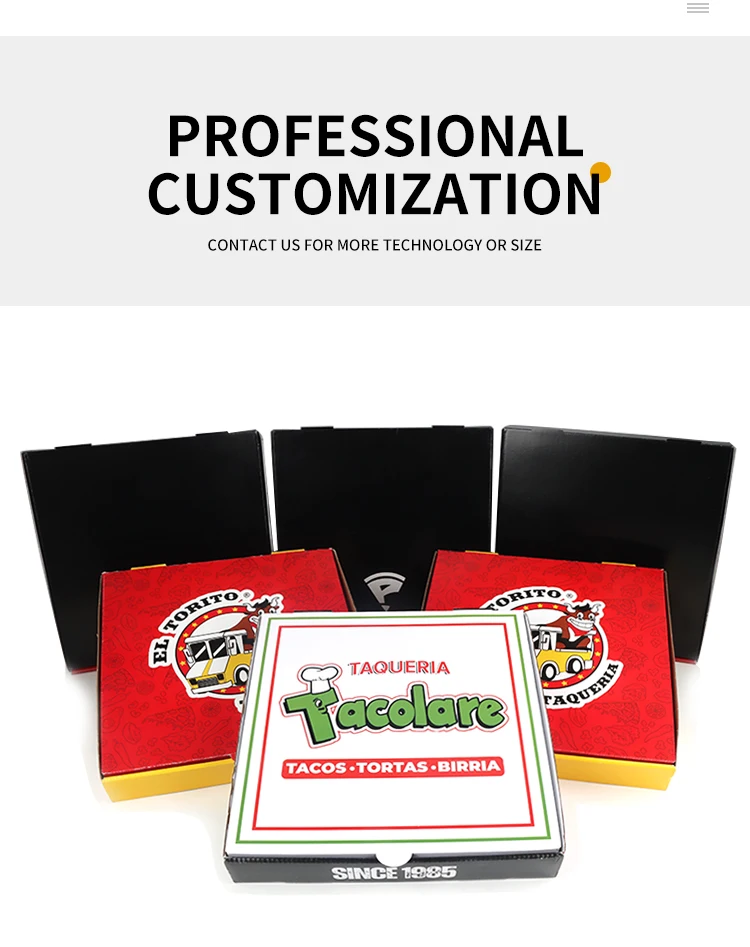 product factory price high quality custom biodegradable pizza box wholesale bulk carton pizza box high quality custom printed food grade-9