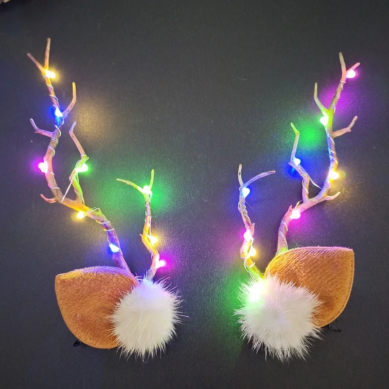 light up christmas hair accessories