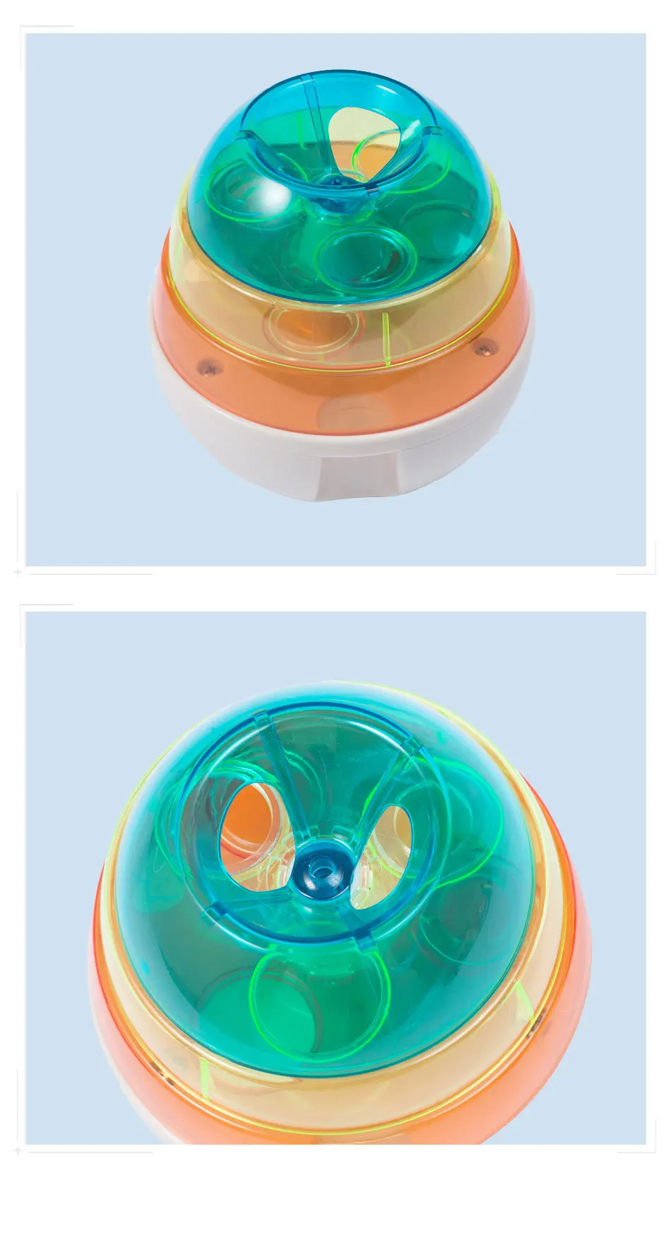 High Quality Tumbler Design Leaky Food Ball Pet Slow Food Bowl Interactive Dog Toy Pet Products factory