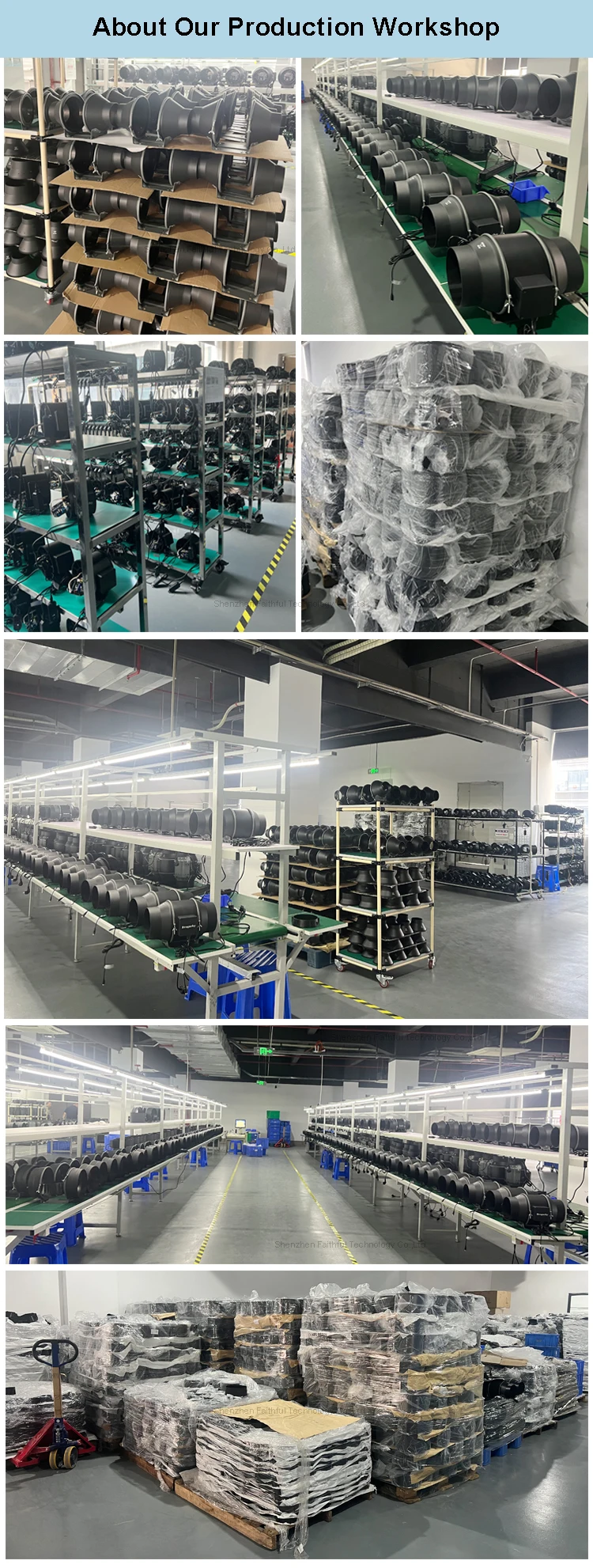 Ventilation Exhaust Duct Fan, 830, CFM, 180W - detail 2