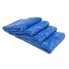 Towel China Hot Selling 600gsm Car Wash Towel Edgeless Plush Microfiber Towel