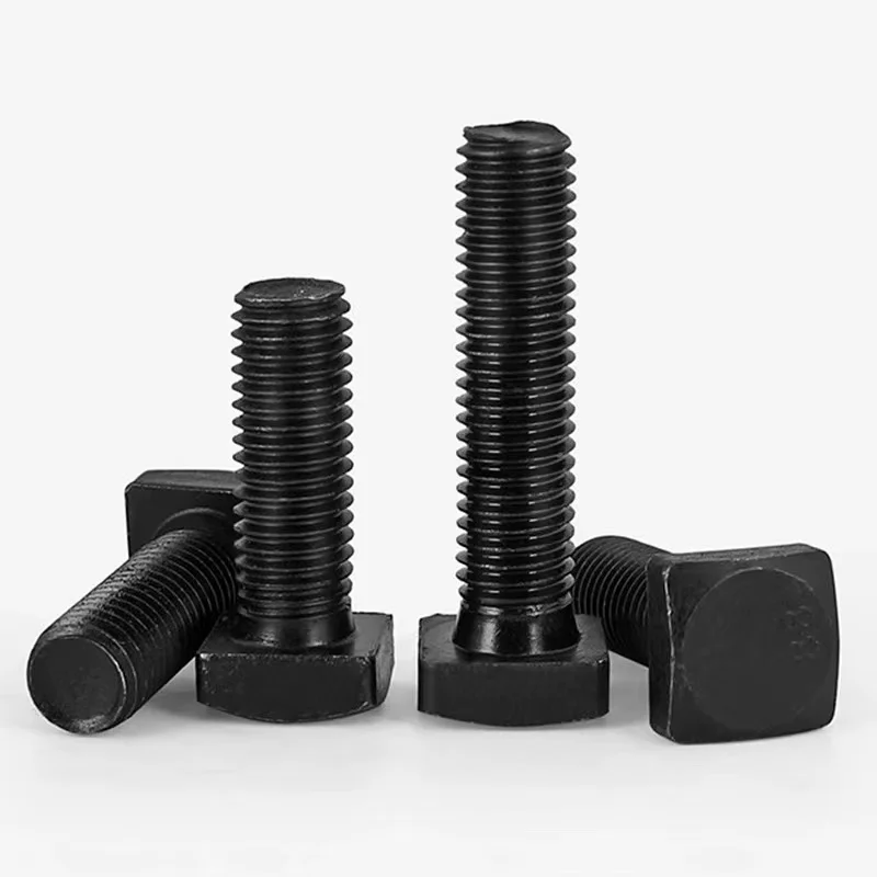 ASTM Black Full Thread Square Head Machine Bolt manufacture