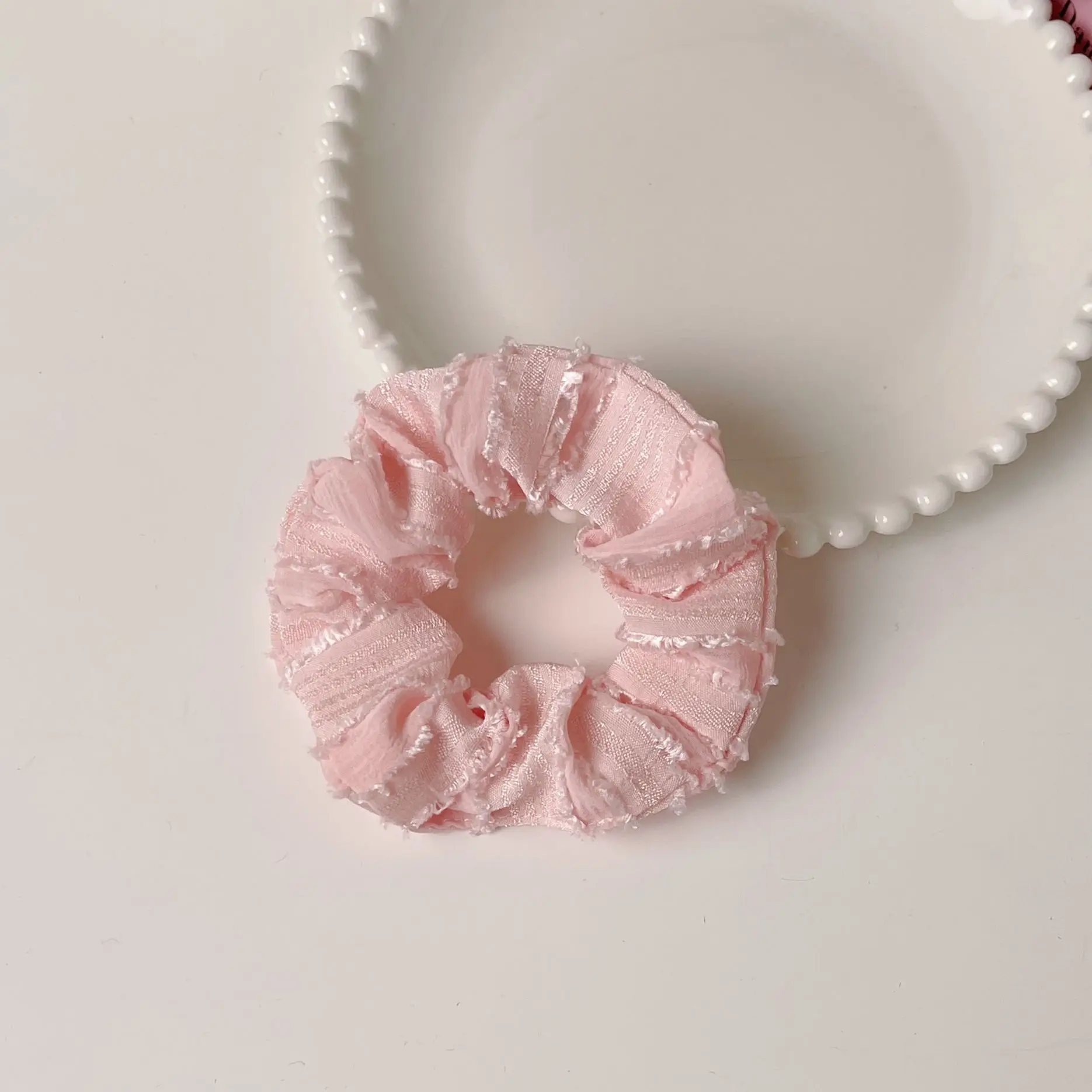 pt054e时尚批发大号优雅弹性染色发带纯色发圈