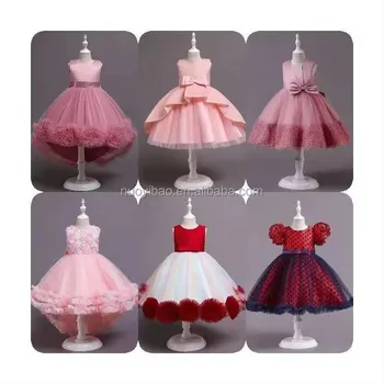 Princess Girls sleeveless Birthday Dancing Dress kids tutu children girl dress