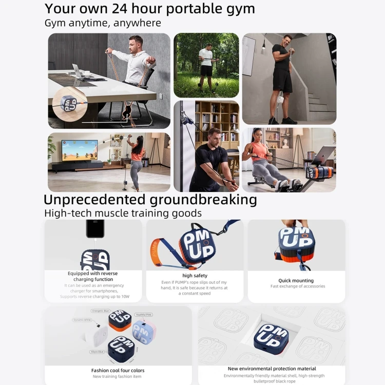 Unitree Pump Fitness Accessories Portable Home Gym Pump 4.444lbs