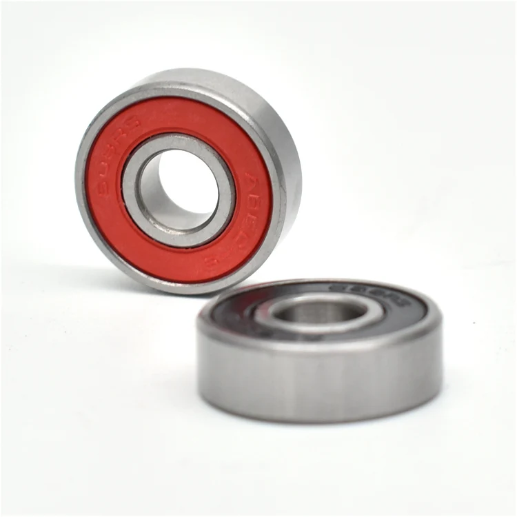 10Pcs Red ABEC-9 608-2RS 608RS Skateboard Roller Sealed Ball Bearings 8x22x7mm 