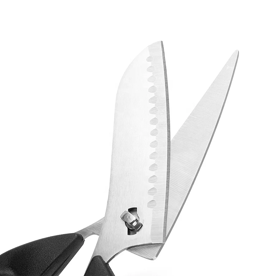 Heavy Duty Utility Knife Blade Scissors Kitchen Shears Vegetables Bone Pizza Food Scissors