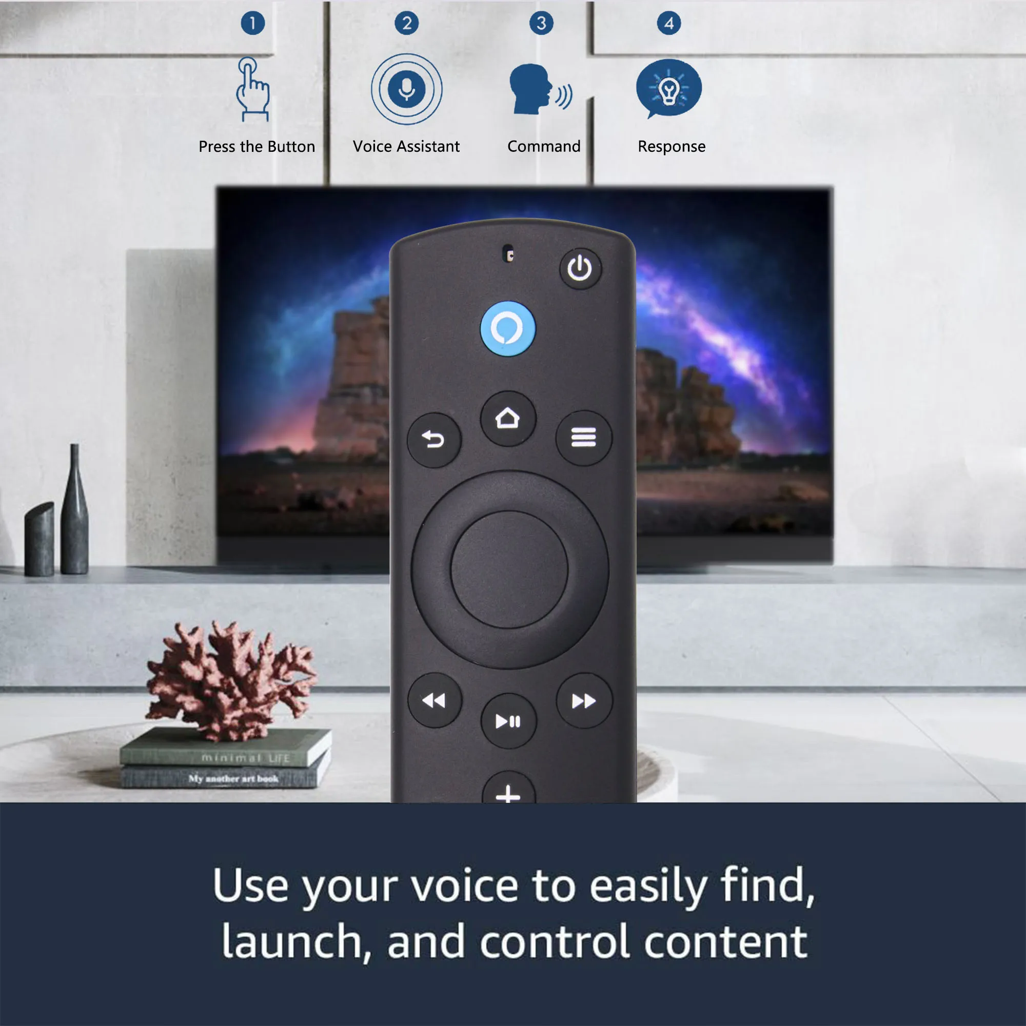 L B G Voice Remote Control Fit For Amazon Fire Tv Stick Nd Gen Rd