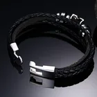 Vintage Bracelet Vintage PU Vintage Leather Bracelet Wristband Jewelry Bijouterie Unisex Girls Woman