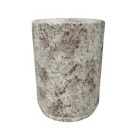Amazon Hot Sale Outdoor Patio Furniture Iron Ottoman Ceramic Concrete Stool