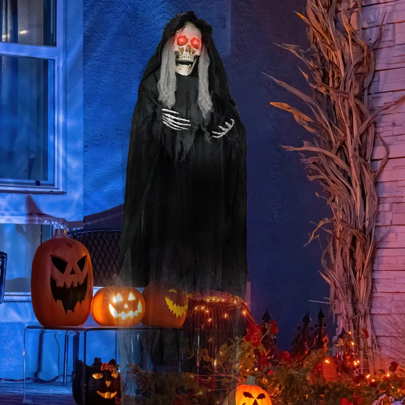 High Quality Halloween Decoration Large Animated Human  Horror Life Size Haunted House Halloween Animatronics For Fun