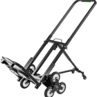 Stair Climbing Cart Portable Folding Trolley Stretchable Handcart With 8 Wheels Stair Climber Cart With Adjustable Handle
