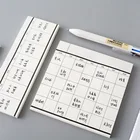 Wooden Calendar White Wooden Block Perpetual Calendar Wooden Calendar Block Planner Calendar Organizer