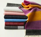 Wool Scarf New Pashmina 100% Wool Scarf Mufflers Autumn Lady Warm Tassel Solid Color Wool Scarf