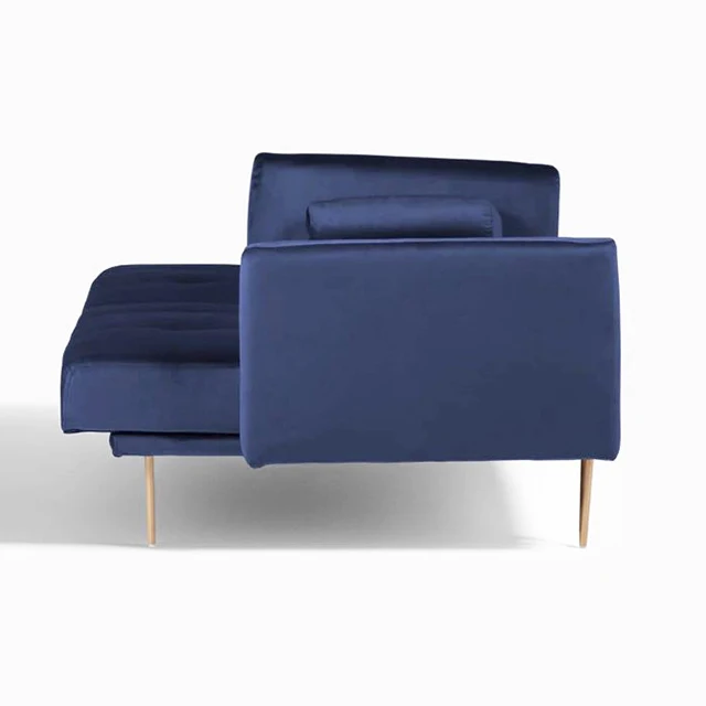 Three-Seat Fabric Sofa Bed for Living Room Apartment Warehouse or Mall Hotel-Lounge Design Furniture Futon details