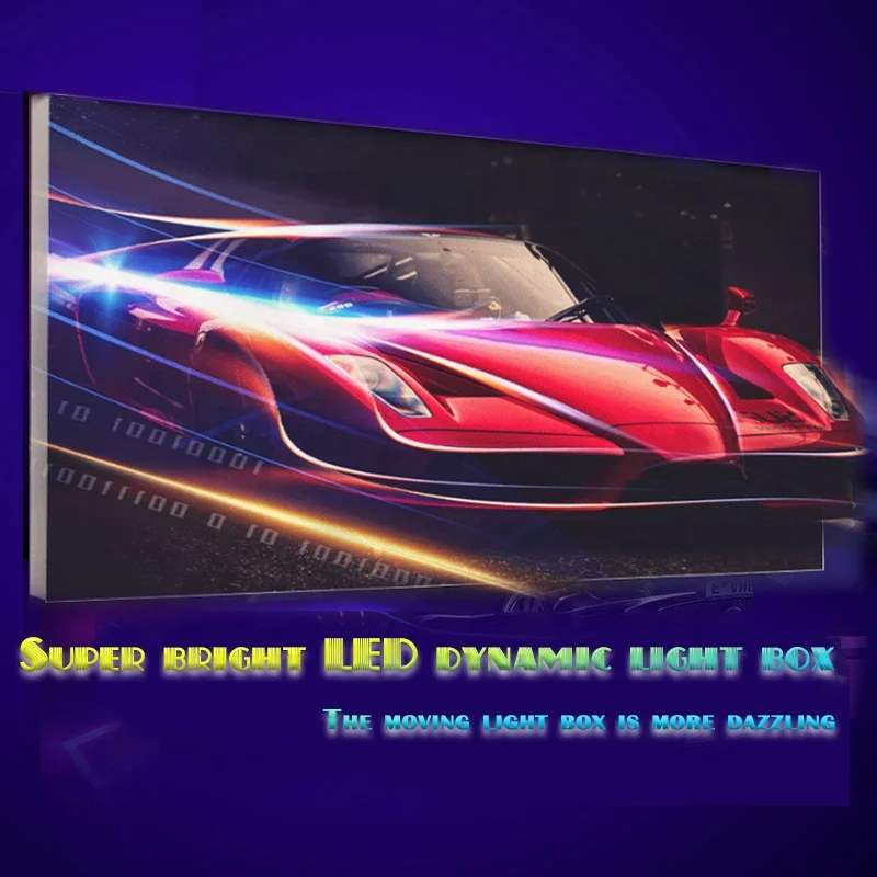 product split flap display electronic soft film dynamic light box advertisement 3d billboard outdoor advertising-7