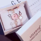 Fashion Watches Student Ladies Wristwatch For Woman Fashion Girls Casual Vintage Bracelet Watches Set
