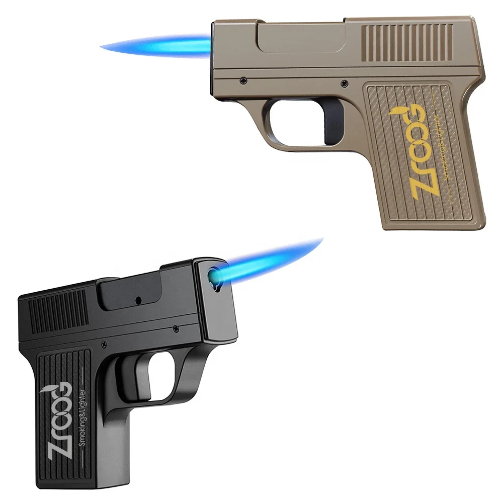 Zroog New Arrivals Revolver Small Pistol Creative Lighter Hanging