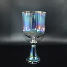 Alchemy Cosmic Light Crystal Handle Singing Grail Hand Held Quartz Crystal Singing Bowl