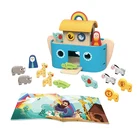 Toy Educational Educational Toy 2020 New Design Noah's Ark Kids Wooden Ship Toy Educational Toy For Child